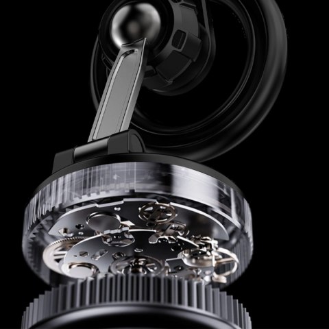 Uchwyt samochodowy Dudao F24X kompatybilny z MagSafe z przyssawką - czarny