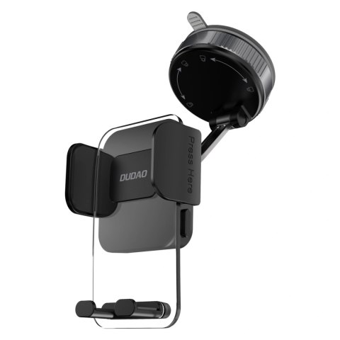 Uchwyt samochodowy Dudao F24PLUS z przyssawką na deskę rozdzielczą - czarny