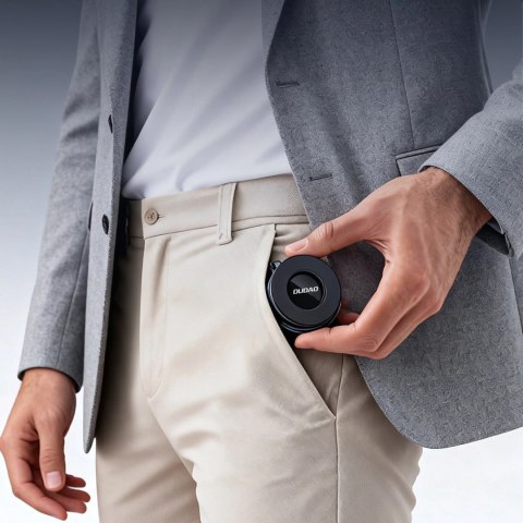 Uchwyt samochodowy Dudao F24PRO kompatybilny z MagSafe z przyssawką na szybę lub deskę rozdzielczą - czarny