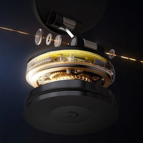 Uchwyt samochodowy Dudao F24PRO kompatybilny z MagSafe z przyssawką na szybę lub deskę rozdzielczą - czarny