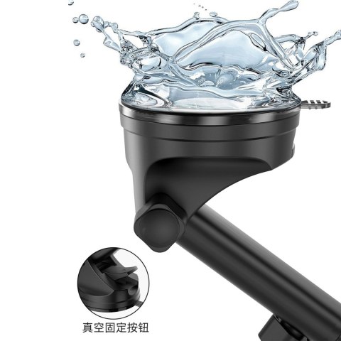 Uchwyt samochodowy Dudao F5N+ grawitacyjny z przyssawką na szybę lub deskę rozdzielczą - czarny