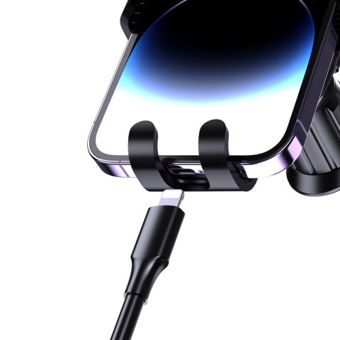 Uchwyt samochodowy Dudao F5N+ grawitacyjny z przyssawką na szybę lub deskę rozdzielczą - czarny