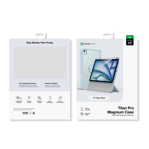 Etui AMAZINGTHING Titan Pro Mag Case na iPad Air M3 11" - niebieskie