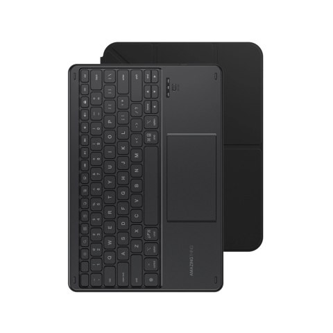 Etui z klawiaturą AMAZINGTHING Minimal Case Keylite Combo na iPad 11" 2025 - czarna