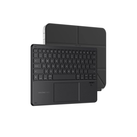 Etui z klawiaturą AMAZINGTHING Minimal Case Keylite Combo na iPad 11" 2025 - czarna