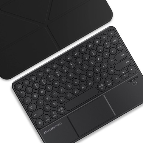 Etui z klawiaturą AMAZINGTHING Minimal Case Keylite Combo na iPad 11" 2025 - czarna