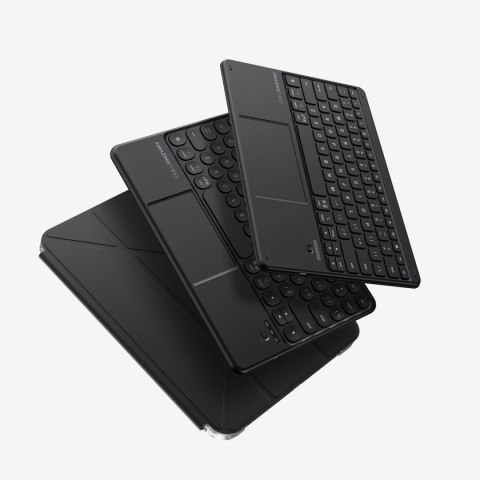 Etui z klawiaturą AMAZINGTHING Minimal Case Keylite Combo na iPad 11" 2025 - czarna