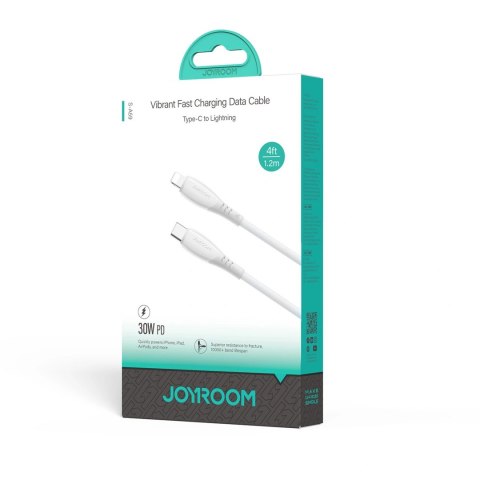 Kabel Joyroom S-A59 Vibrant Series 30W USB-C - Lightning 1,2m - biały