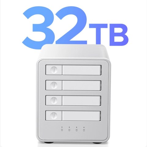 Macierz dyskowa Orico 8848RC3 DAS Series 4-zatokowa 2.5" HDD/SSD - biała