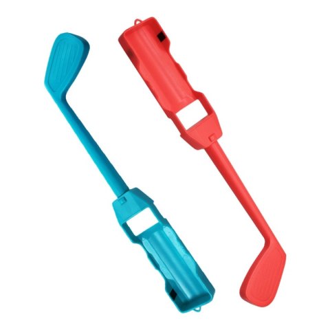 Pakiet akcesoriów rodzinnych 10 w 1 do gry Nintendo Switch Sports - zestaw czerwony i niebieski