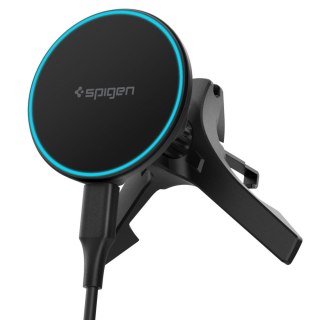 SPIGEN EV15MAQ ESSENTIAL Qi2 MAGNETIC MAGSAFE VENT CAR MOUNT WIRELESS CHARGER BLACK