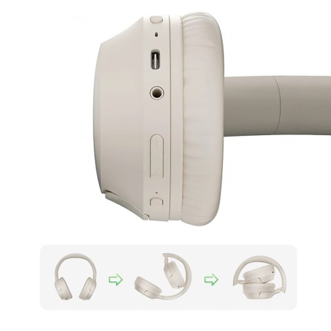 Słuchawki nauszne QCY H2 Pro ENC Bluetooth 5.3 - białe