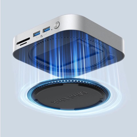 Stacja dokująca Orico MiniLink 9w1 z kieszenią na dysk twardy M.2 SSD - srebrna