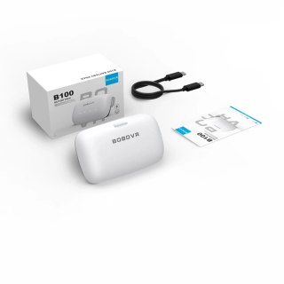Zewnętrzna bateria BoboVR B100 do Meta Quest S3 Pro i E3 Pro - biała