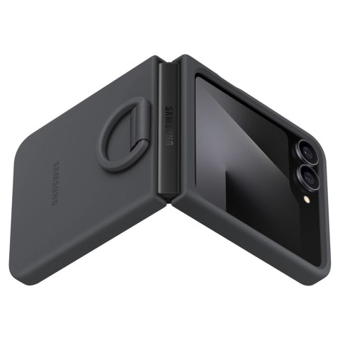 Etui Samsung Silicone Case na Samsung Galaxy Z Flip7 FE - czarne