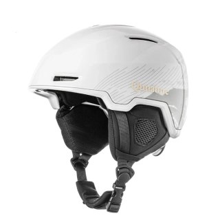 Kask narciarski Qunature 10130003002 z nausznikami snowboard rozmiar M - biały