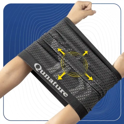 Komin narciarski Qunature 11230014002 bandana sportowa rozmiar uniwersalny - czarna