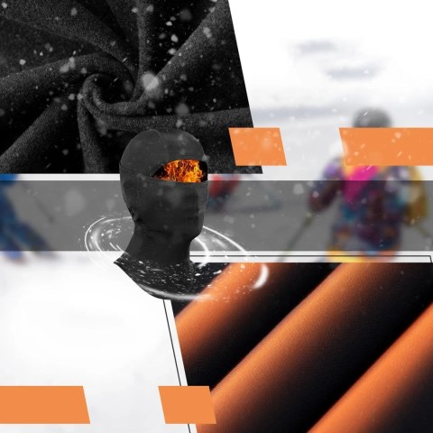 Kominiarka narciarska Qunature 13230023010 rower motocykl balaklava rozmiar M - czarna