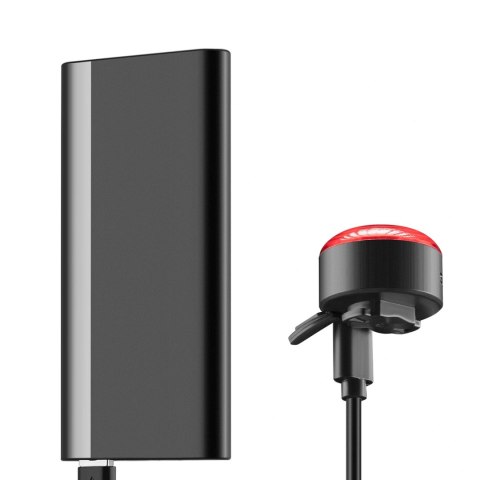 Lampki tylne Wozinsky WIS-01 wodoodporne inteligentne światła tylne 2 szt - czarne