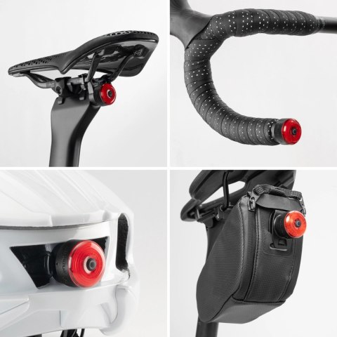 Lampki tylne Wozinsky WIS-01 wodoodporne inteligentne światła tylne 2 szt - czarne