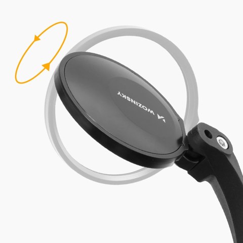 Lusterko rowerowe Wozinsky WLR-01I wsteczne lewe - czarne