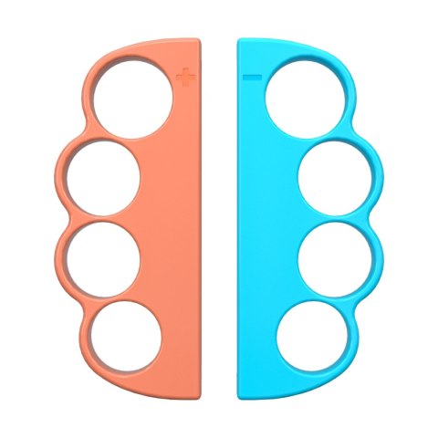 Pakiet akcesoriów rodzinnych 23 w 1 do konsoli Nintendo Switch 2 - zestaw pomarańczowy i niebieski