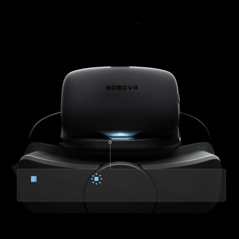 Pasek na głowę BoboVR P4U z baterią do PICO 4 Ultra i Ultra Enterprise - biało-czarny