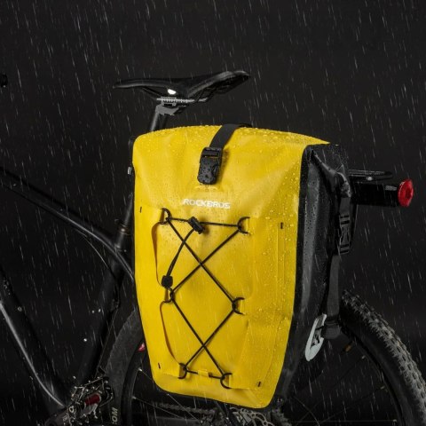 Sakwa rowerowa Rockbros 30140022005 wodoodporna 25-32L - żółta