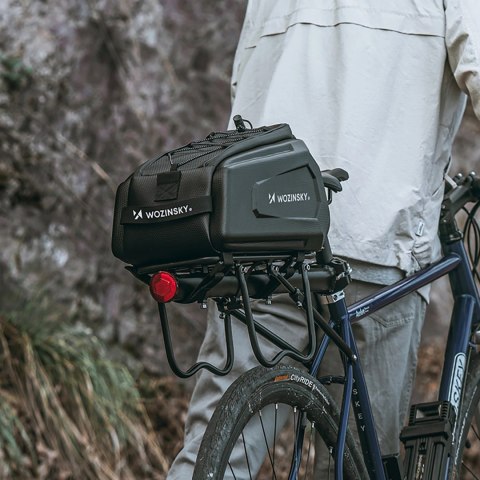 Sakwa rowerowa Wozinsky WSR-01B na bagażnik 9l - czarna