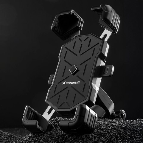 Uchwyt Wozinsky WUD-01B na telefon do roweru na kierownicę - czarny