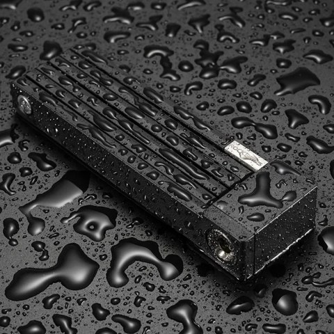 Zapięcie rowerowe Rockbros 32140003001 na klucz z uchwytem składane 88cm - czarne