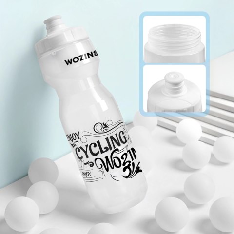 Bidon rowerowy HBR-01 750ml - transparentny