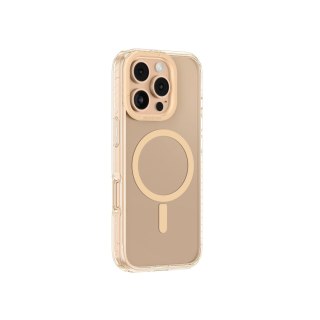 Etui silikonowe AMAZINGTHING Titan Pro Mag Case z pierścieniem magnetycznym do iPhone 16 Pro Max - różowe złoto