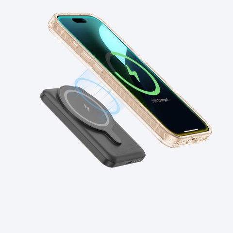 Etui silikonowe AMAZINGTHING Titan Pro Mag Case z pierścieniem magnetycznym do iPhone 16 Pro Max - różowe złoto