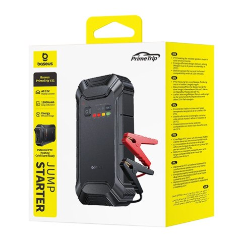 Jump starter Baseus PrimeTrip VJ1 12000mAh - czarny