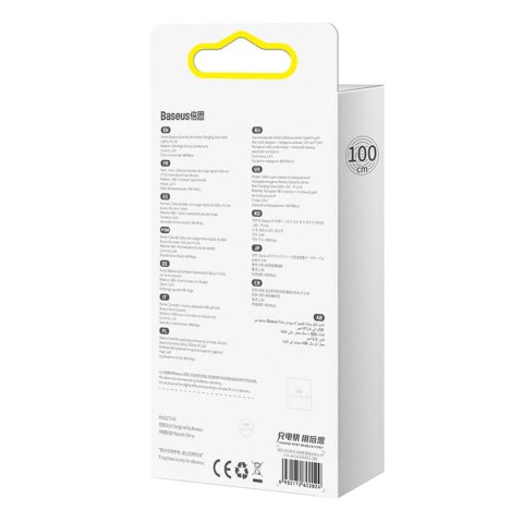 Kabel Baseus Dynamic Series 2.4A USB-A - Lightning 1m - biały