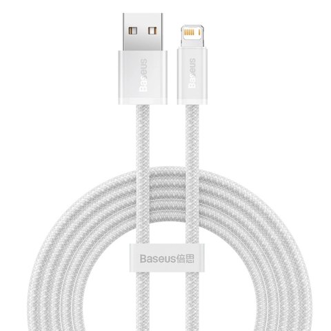 Kabel Baseus Dynamic Series 2,4A USB-A - Lightning 2m - biały