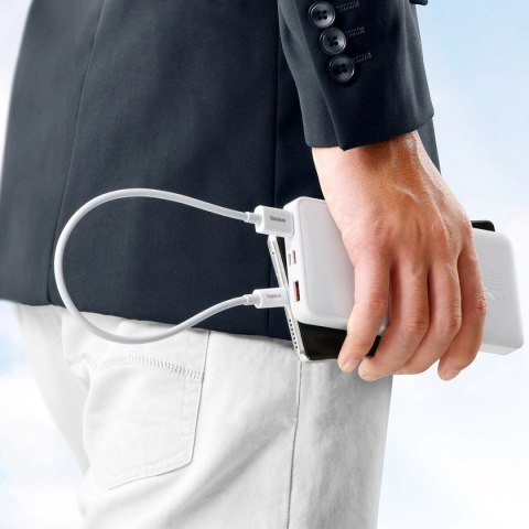 Kabel Baseus Superior Series 100W USB-A - USB-C 0,25m - biały