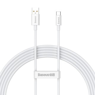 Kabel Baseus Superior Series USB-A - USB-C 100W 1m - biały