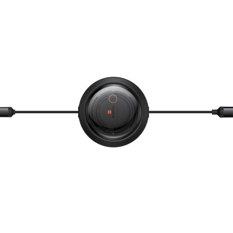 Kabel zwijany Baseus Free2Draw Retractable Crystal 100W 3w1 USB-A - MicroUSB/Lightning/USB-C 1,1m - czarny