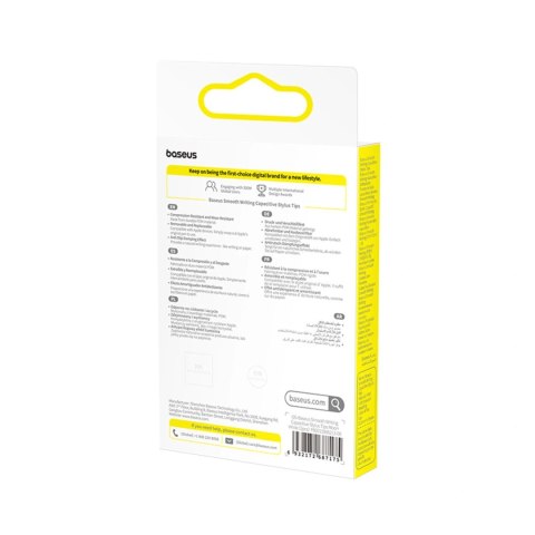 Końcówki Baseus Smooth Writing wymienne do rysika pojemnościowego 2 szt. - białe