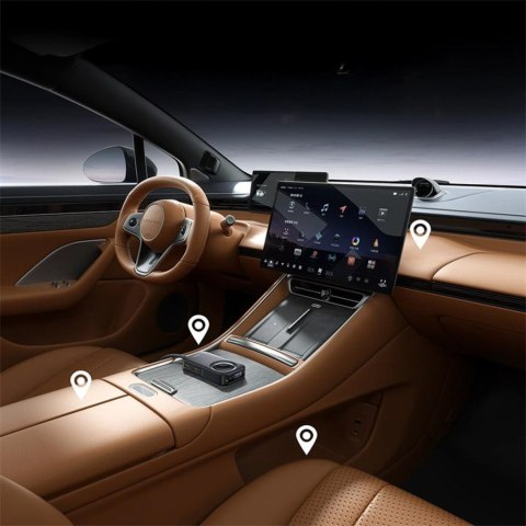 Ładowarka samochodowa Baseus PrimeTrip VW1 60W ze zwijanym kablem do 6 urządzeń - czarna