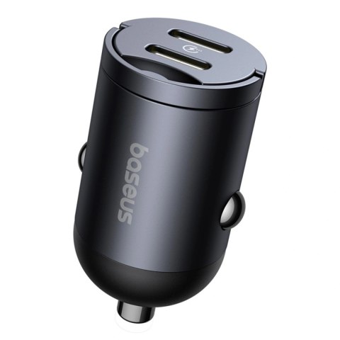 Ładowarka samochodowa Baseus Tiny Star 30W 2xUSB-C - czarna