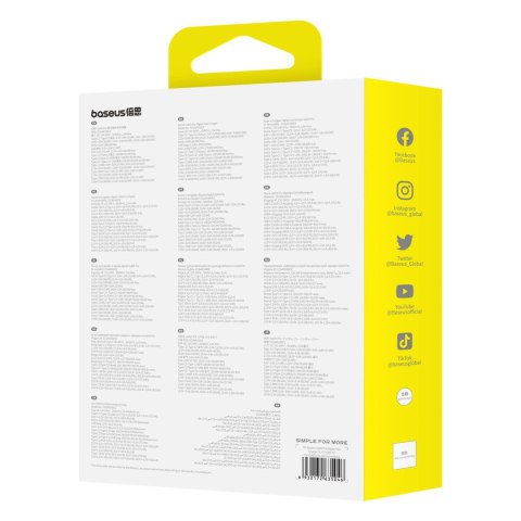 Ładowarka sieciowa GaN Baseus GaN5 Pro 2x USB-C / USB-A 160W - czarna + kabel USB-C - USB-C 240W - czarny