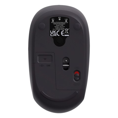 Myszka bezprzewodowa Baseus F01B 2.4GHz + Bluetooth 3.0 + 5.0 - szara
