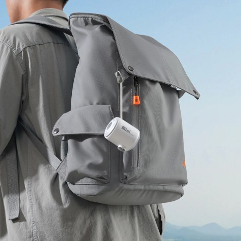 Pompka turystyczna Baseus PocketGo przenośna akumulatorowa - biała