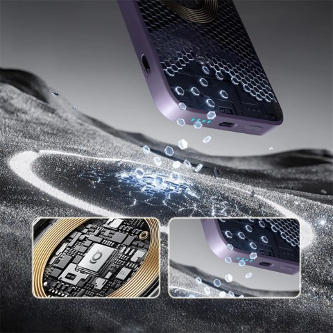 Powerbank Baseus EnerFill FM11 Ultra-Mini 10000mAh 22,5W indukcyjny kompatybilny z MagSafe z białym kablem Basus Simple USB-C 20