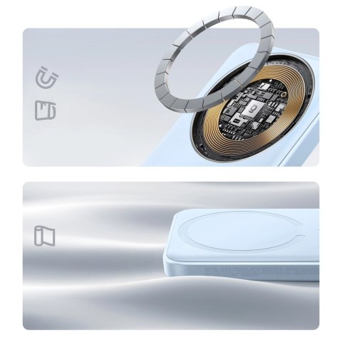 Powerbank Baseus EnerFill FM11 Ultra-Mini 10000mAh 22,5W indukcyjny kompatybilny z MagSafe z białym kablem Basus Simple USB-C 20