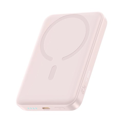 Powerbank Baseus EnerFill FM11 Ultra-Mini 10000mAh 22,5W indukcyjny kompatybilny z MagSafe z białym kablem Basus Simple USB-C 20