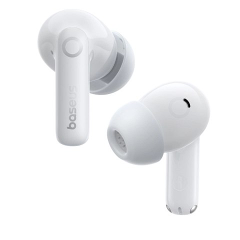 Słuchawki bezprzewodowe Baseus Bass BP1 Pro TWS Bluetooth douszne - białe